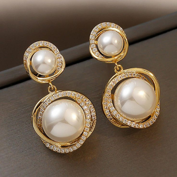Aurora Pearl Drop Earrings